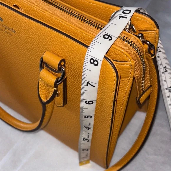 Kate Spade Crossbody Squash Pebbled Leather Purse Bag New With Tag - Picture 14 of 15